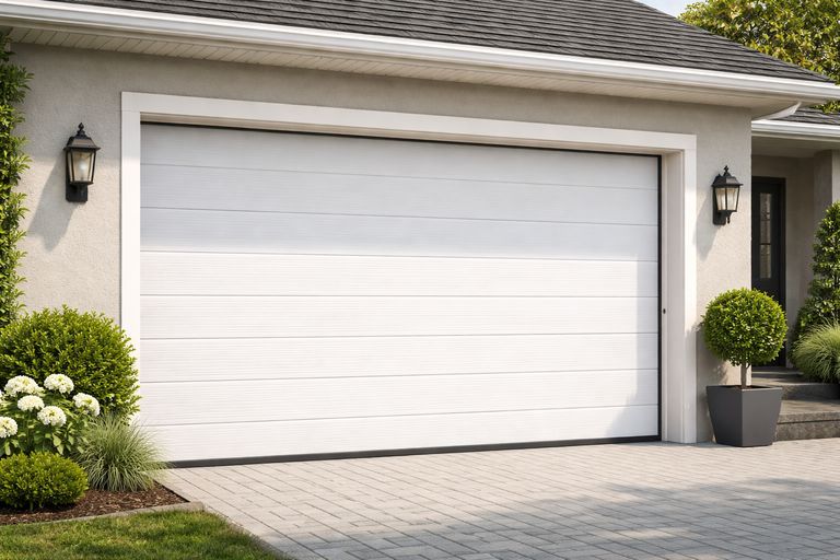 GarageMaster Pro — porte de garage sectionnelle motorisée